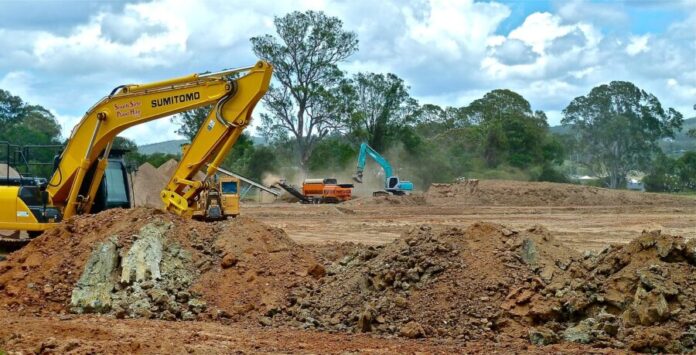 bulldozer, crawler, earth-moving